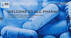 Desktop Screenshot of glgpharma.com