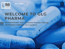 Tablet Screenshot of glgpharma.com